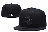 St. Louis Cardinals Team Logo Black Fitted Hat LX1,baseball caps,new era cap wholesale,wholesale hats